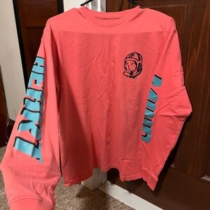 Billionaire Boys Club Pink Long Sleeve Kids Tee